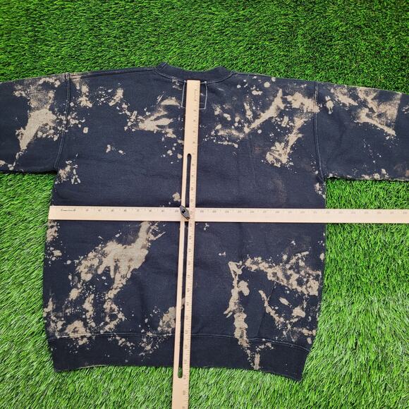 Vintage Funny Koala Party Sweatshirt M 22x23 Baggy Crop Bleached - Picture 5 of 11